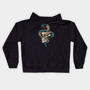 Snake Skull Kids Hoodie